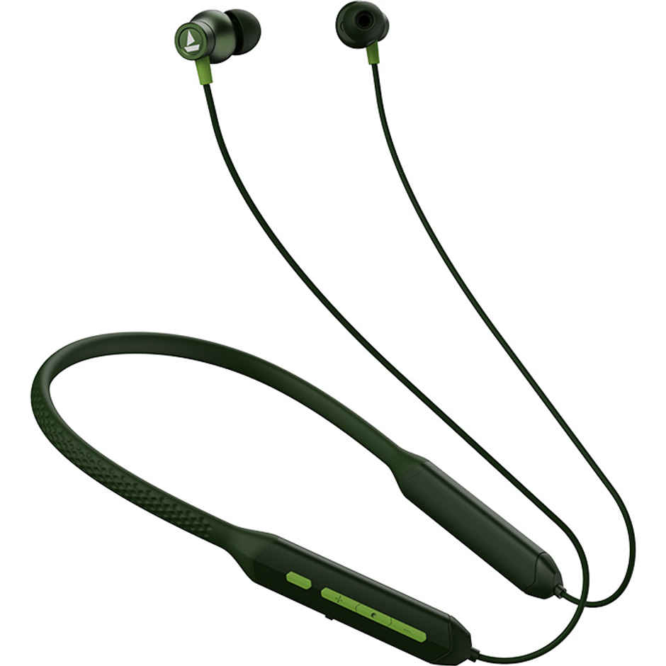 boAt Rockerz 255 Arc with ENx Technology and upto 30 Hours Playback (Fern Green)