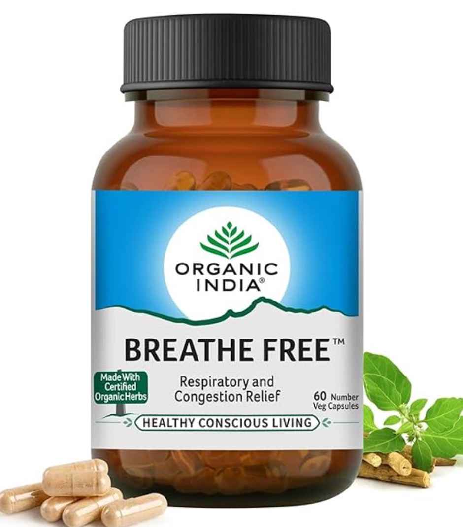 Organic India Breathe Free VEG Capsule