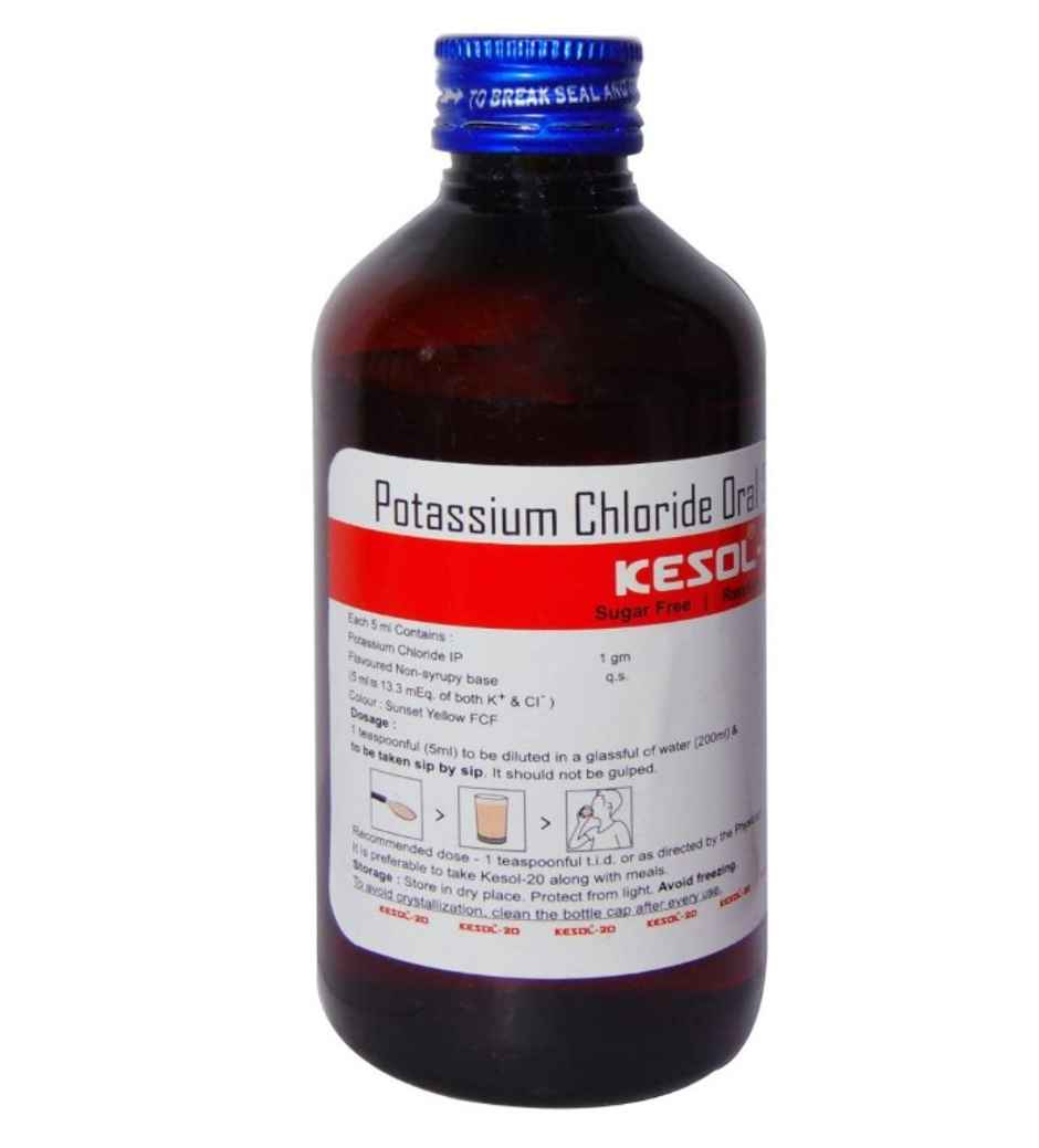 Kesol-20 Raspberry Flavour Sugar Free Oral Solution