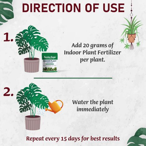Garden Genie Indoor Plant Fertilizer | Organic Plant Khad for jade, zz, money plant etc