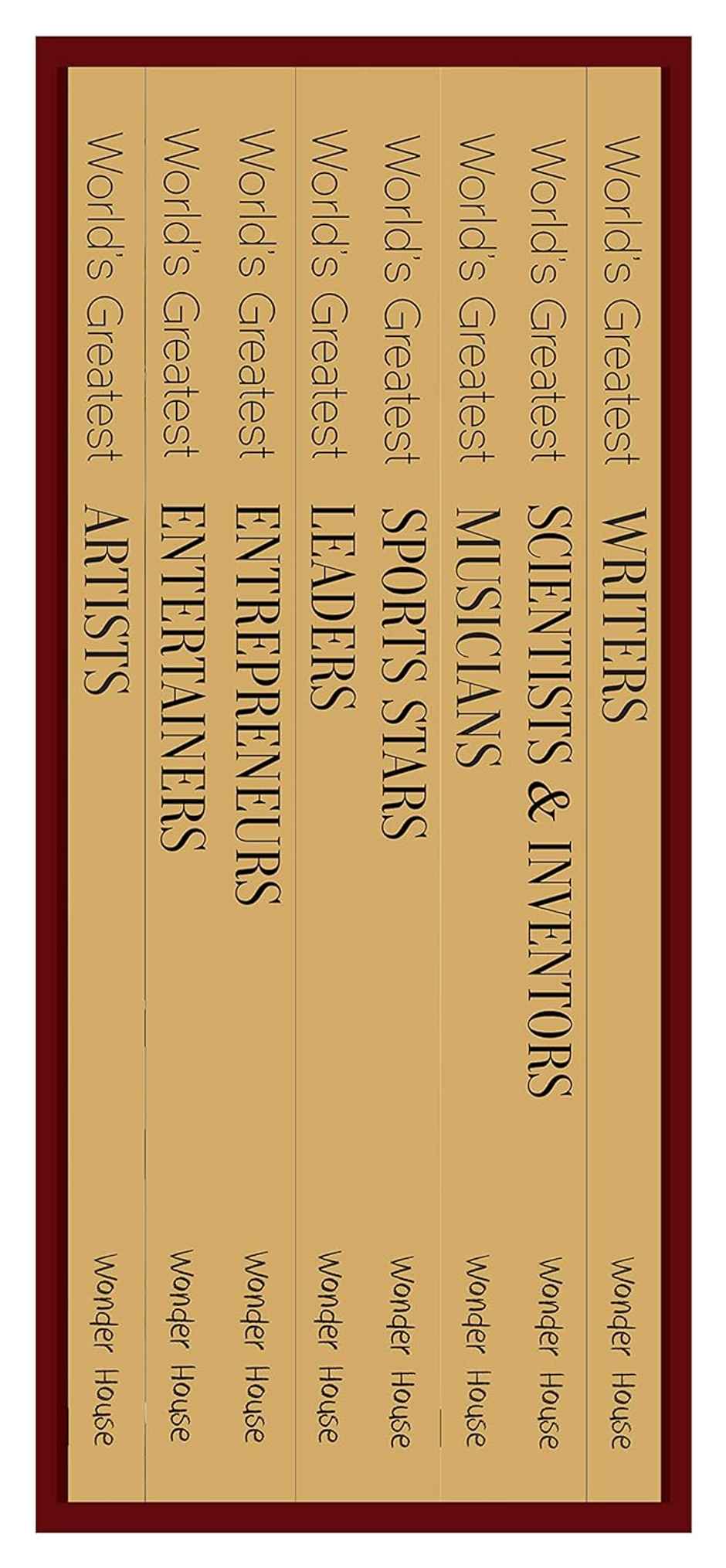 World's Greatest Library A Collection Of 200 Inspiring Personalities (Box Set Of 8 Biographies)