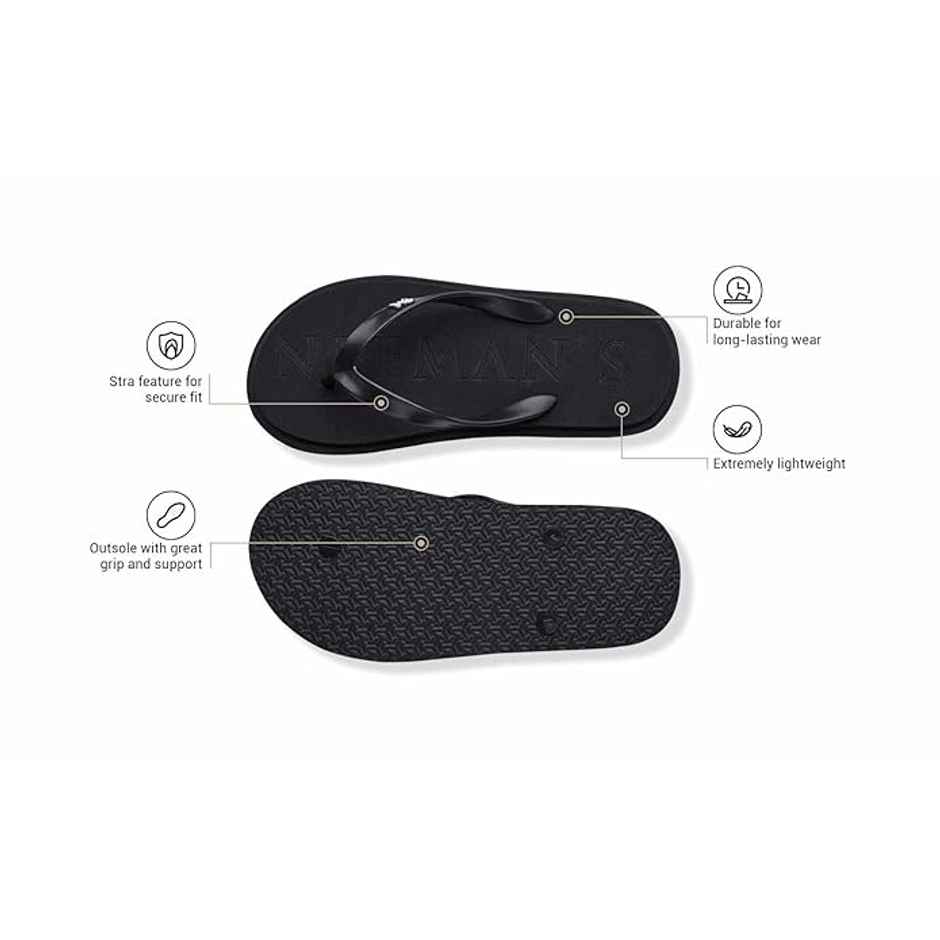 Neemans Unisex Eco Classic Slippers | Black - UK 9
