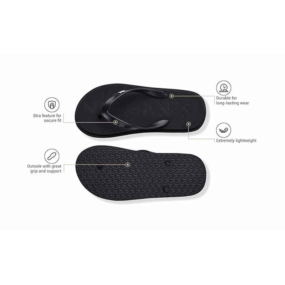Neemans Unisex Eco Classic Slippers | Black - UK 8