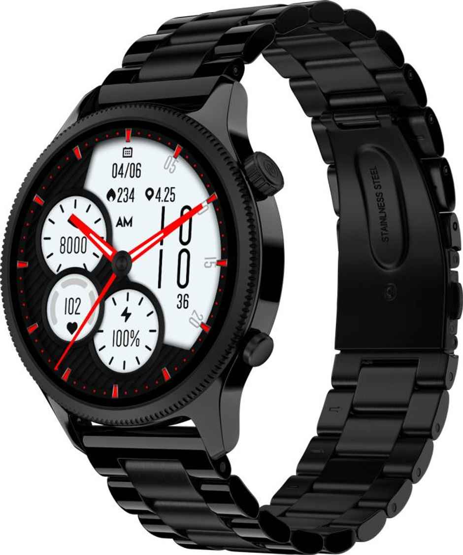 Noise Evolve 4 Smartwatch with Bluetooth Calling | 1.46" Display | SOS Technology - Elite Black