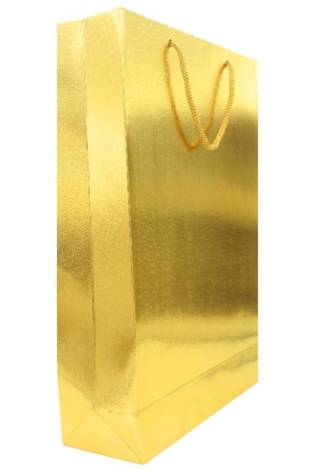 Se7En Golden Paper Bag | 9 X 13 X 3 Inch - Assorted Design