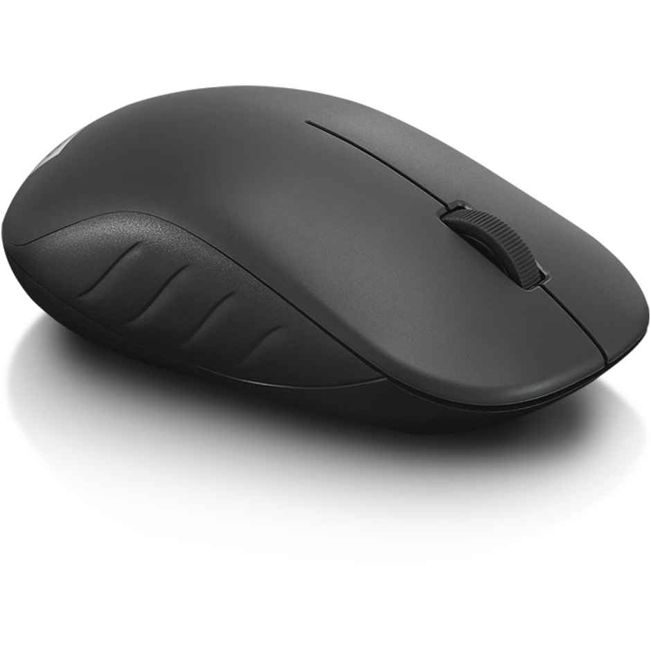 Lenovo 130 Wireless Compact Mouse, 1K DPI Optical sensor, 2.4GHz Wireless NanoUSB, 10m range, 3button(left,right,scroll) upto 3M left/right clicks, 10 month battery, Ambidextrous, Ergonomic GY51C12380