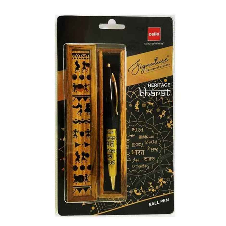 Cello Bharat Heritage Blue Ball Pen (Pack Of 1)