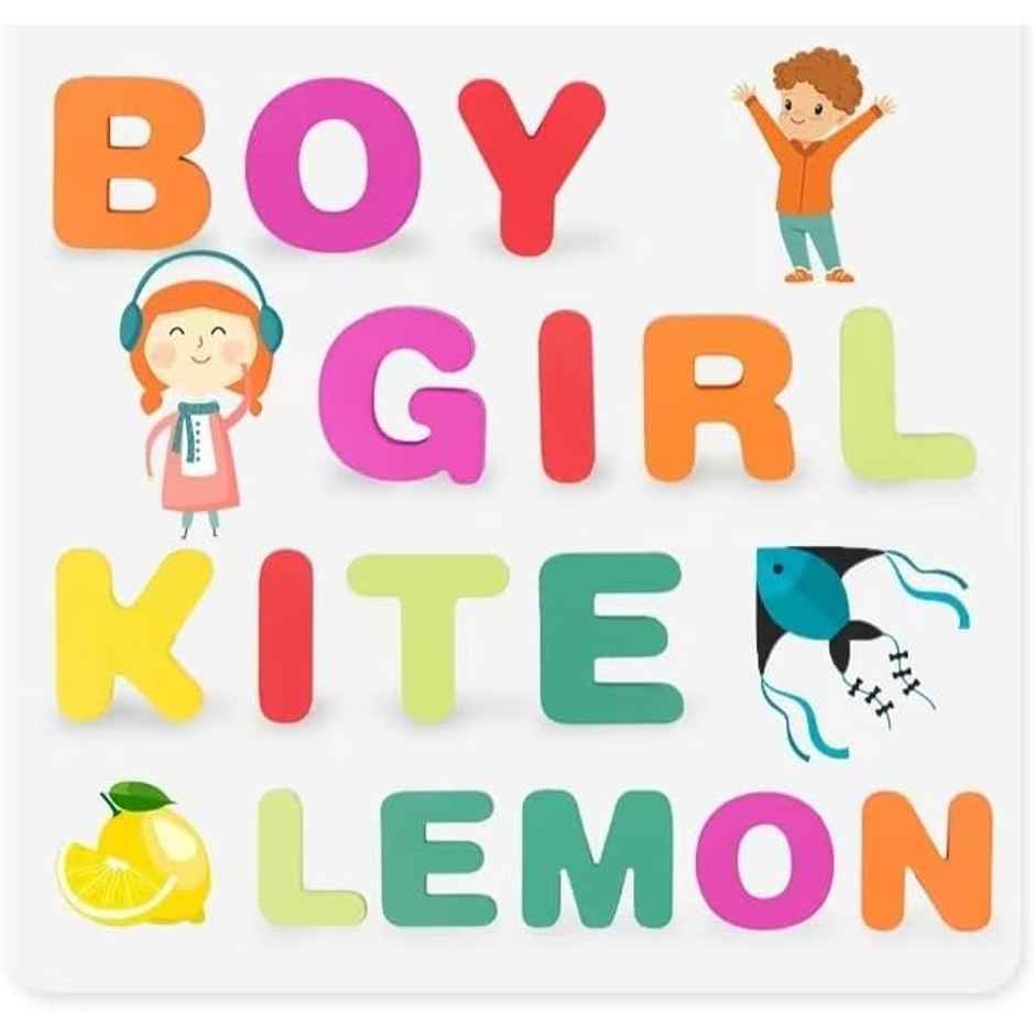 Kidology Wooden Puzzles for Toddlers Kids | Alphabet Puzzle | Colour Matching Puzzles Board