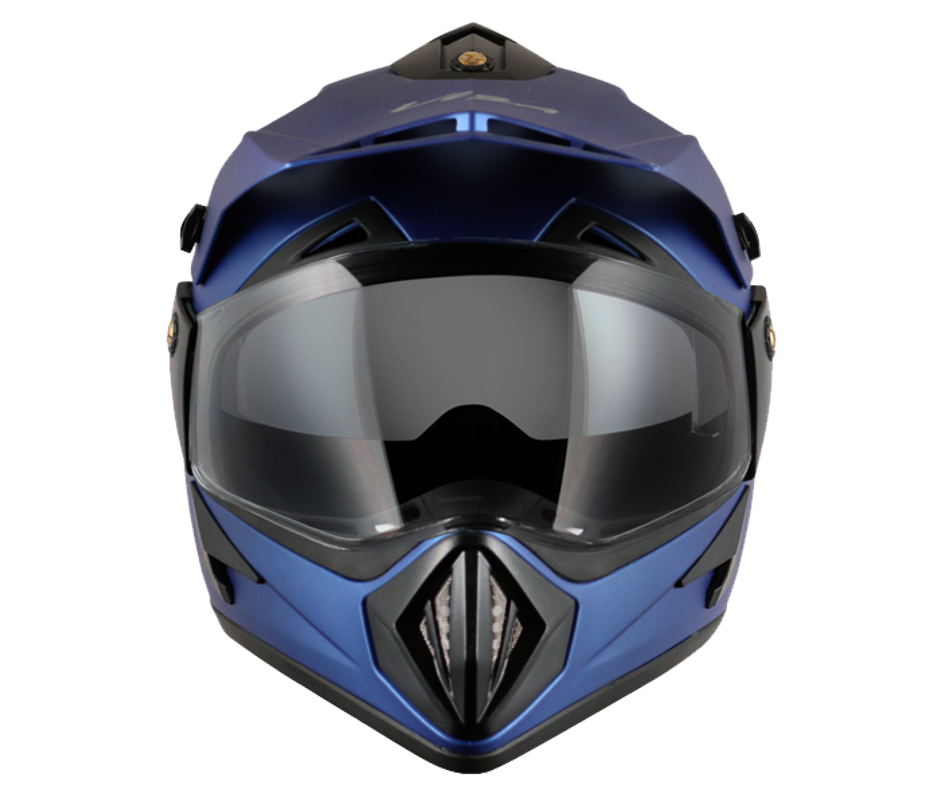 Vega Off Road D/V Lightweight Full Face Helmet- M.Blue M