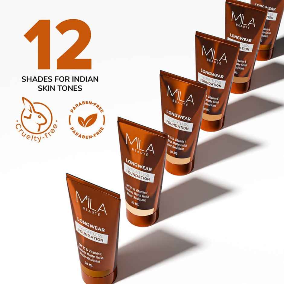 Mila Beaute Longwear Weightless Foundation Matte Finish Spf15 - 202 Pure Natural