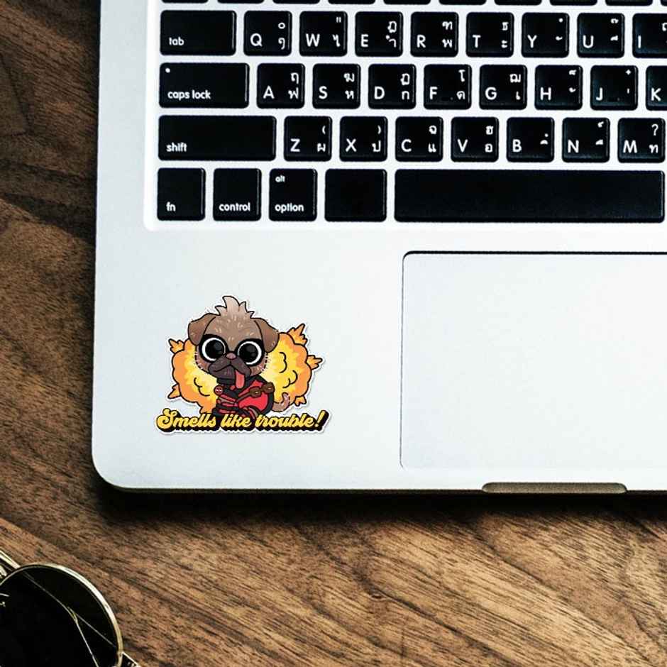 House Of Festivals Jane- Neo Pop - Marvel Official Sticker (1pc) & House Of Festivals Dogpool - Marvel Official Sticker (1pc) Combo