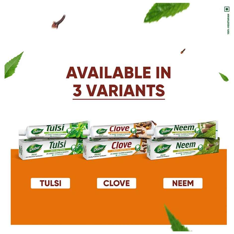 Dabur Herb'l Clove - Cavity Protection Toothpaste