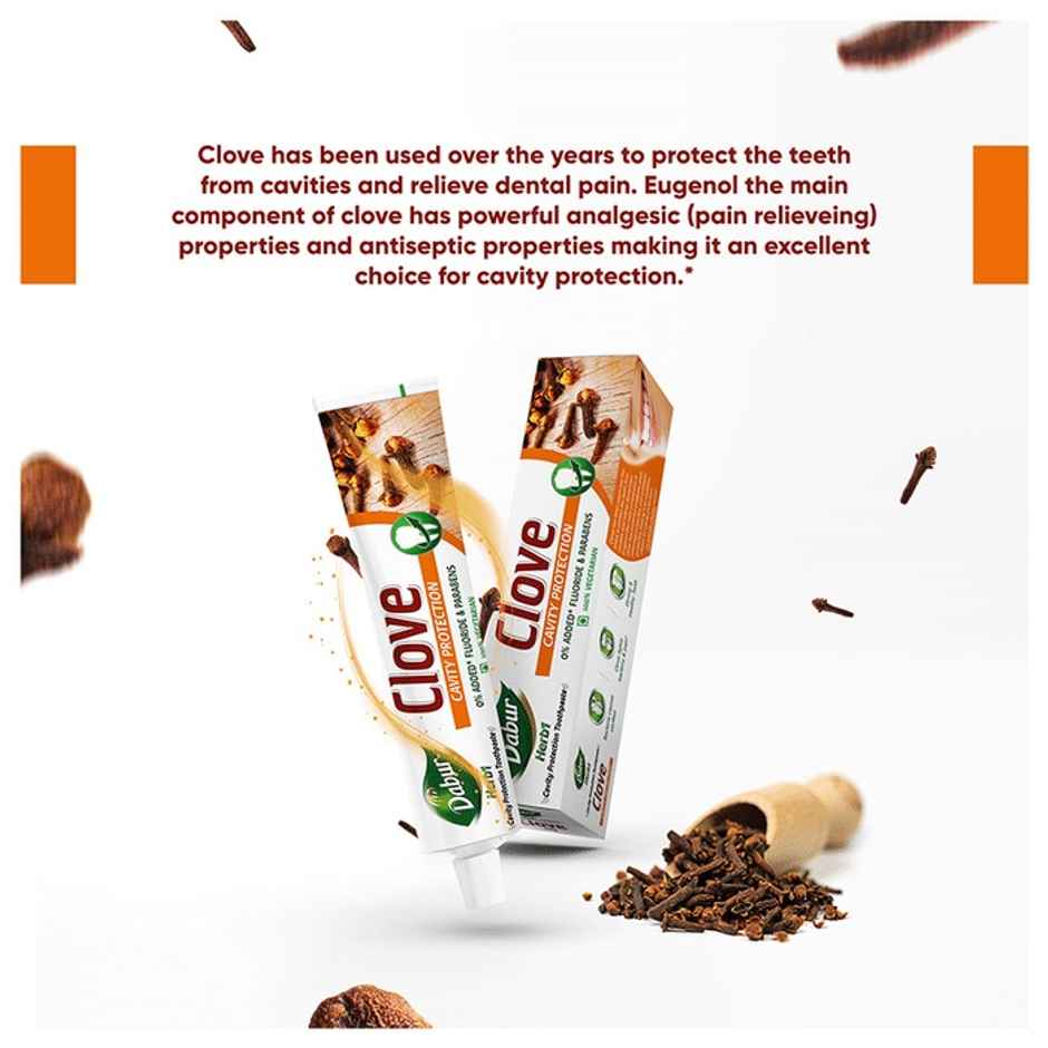 Dabur Herb'l Clove - Cavity Protection Toothpaste
