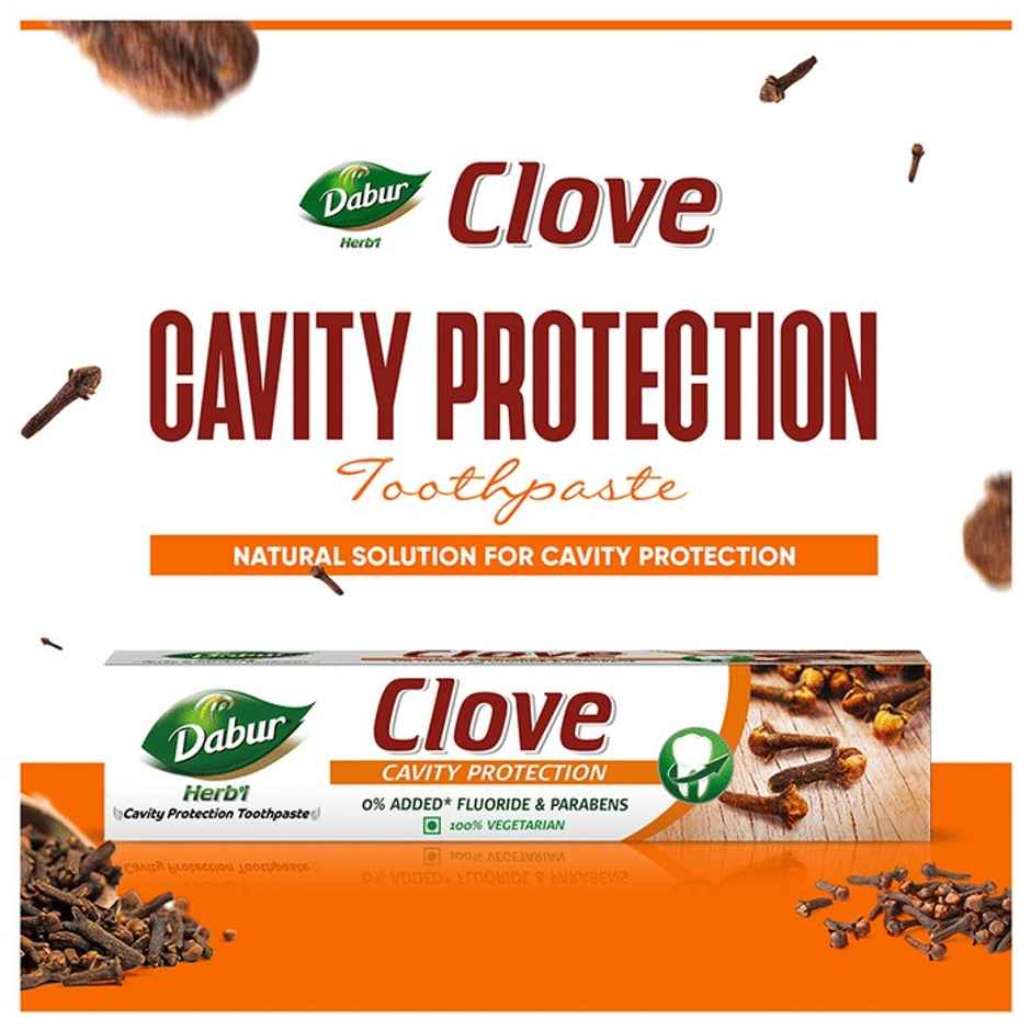 Dabur Herb'l Clove - Cavity Protection Toothpaste