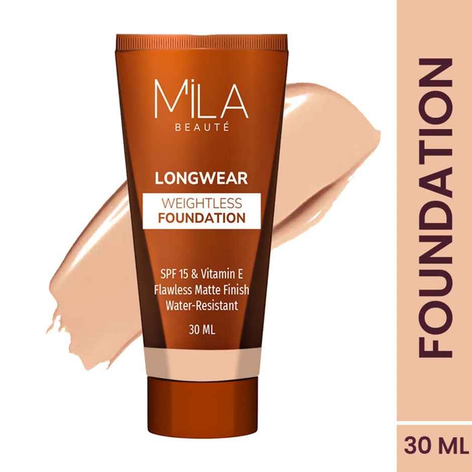 Mila Beaute Longwear Weightless Foundation Matte Finish Spf15 - 202 Pure Natural