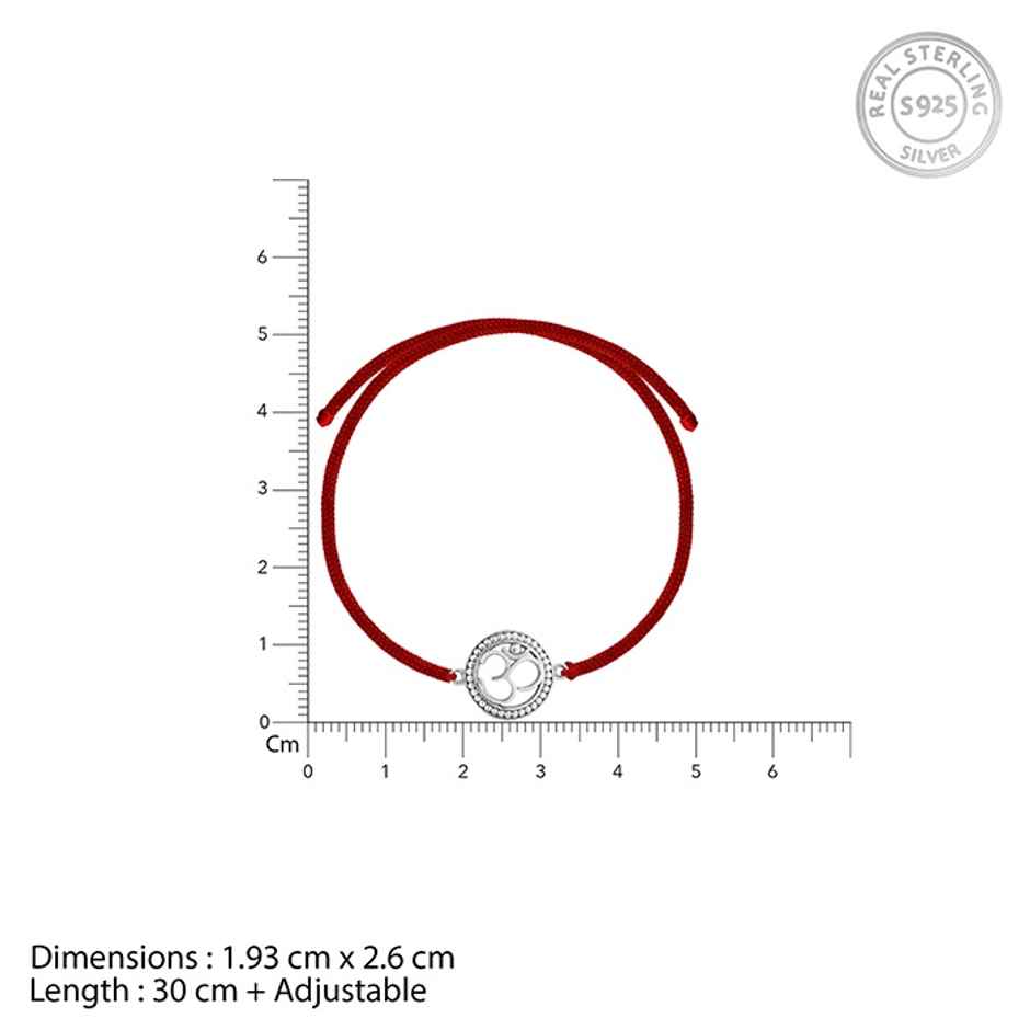 GIVA Om Rakhi Beaded Rakhi - Elegant and Spiritual