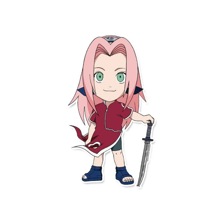 House of Festivals Sakura- Pose - Naruto Official Sticker