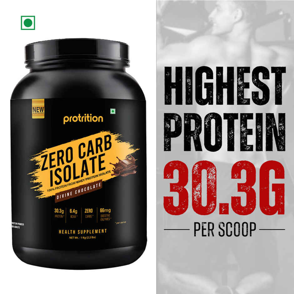 Protrition Zero Carb Isolate, Divine Chocolate