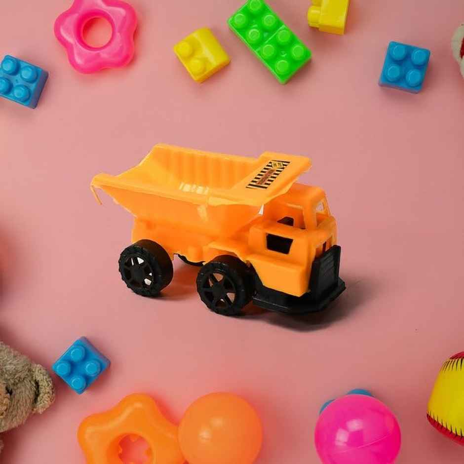 Fablue Toy Truck Car For Kids - Automobile Construction Toy Car For Toddlers - Set Of 6