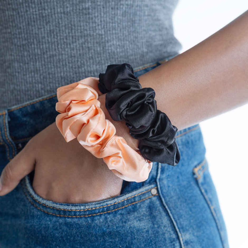 Moxie Beauty Satin Scrunchies | Set Of 2