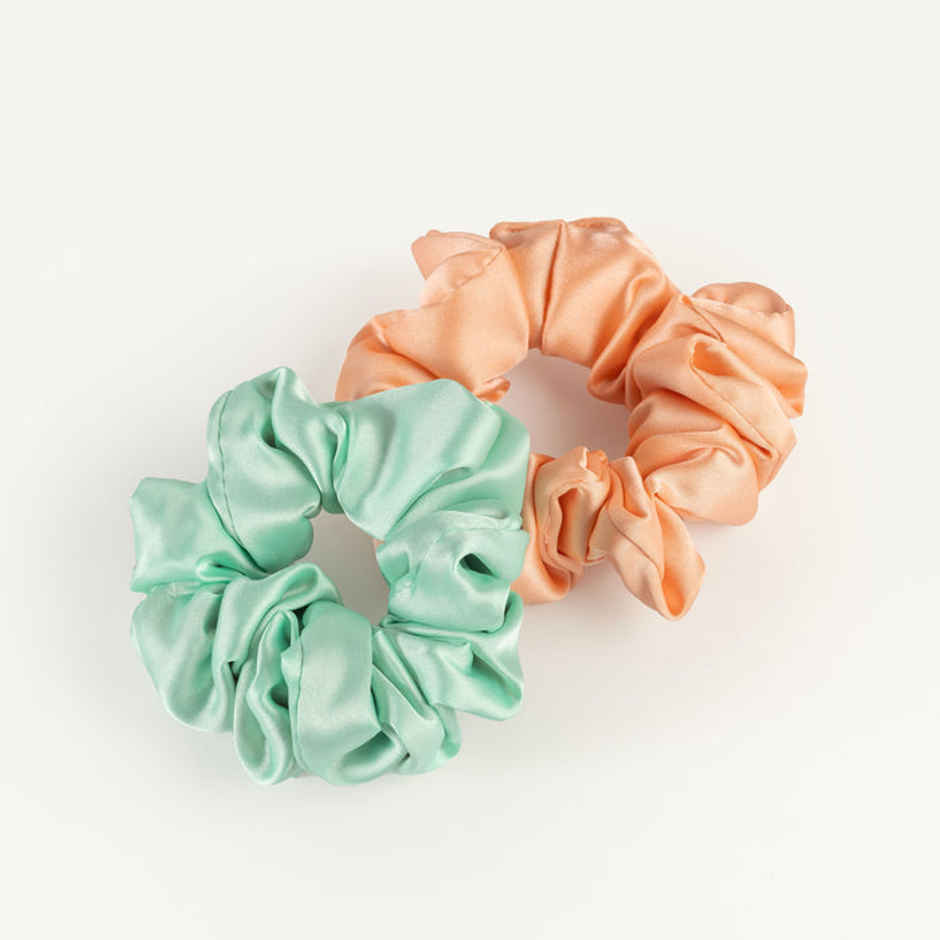 Moxie Beauty Satin Scrunchies | Set Of 2
