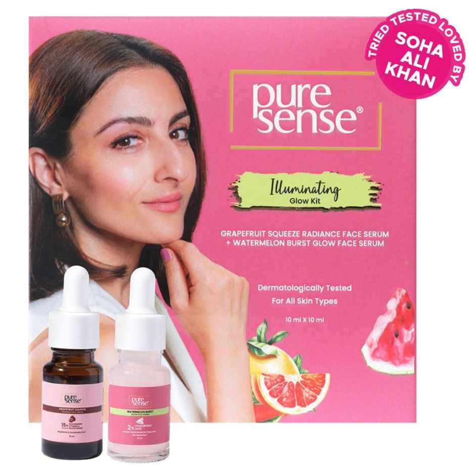 Puresense Illuminating Glow Kit - Grapefruit Vitamin C & Watermelon Burst Hyaluronic