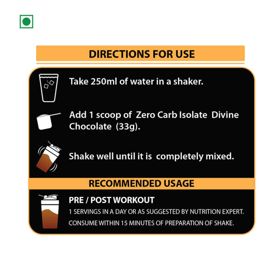 Protrition Zero Carb Isolate, Divine Chocolate