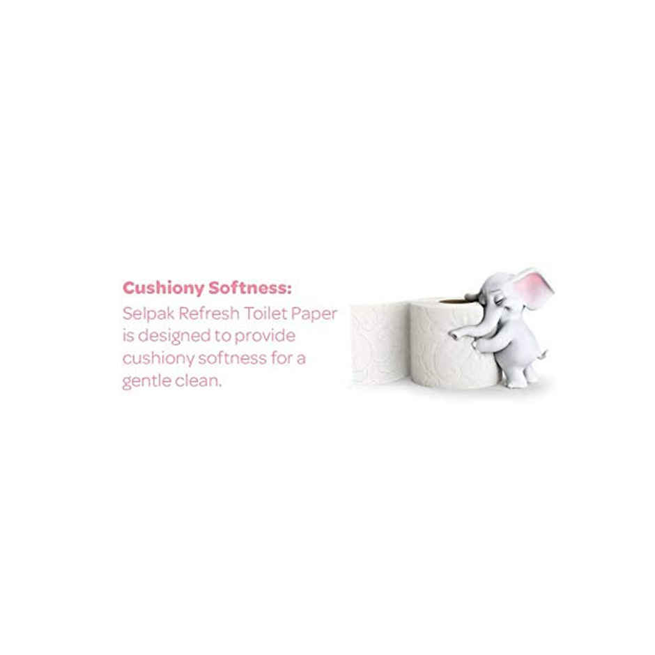 Selpak Toilet Roll Perfumed 3Ply 8Rolls/Pack Powder