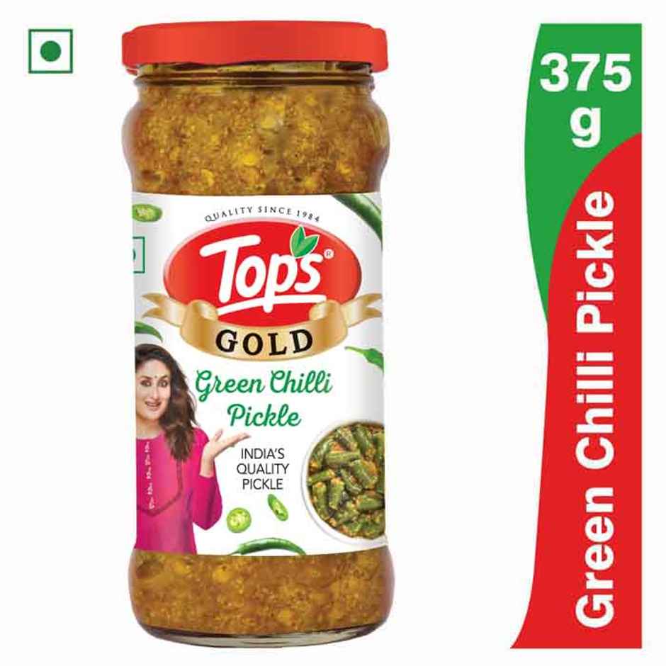 Tops Premium Pickle - Gold Green Chilli
