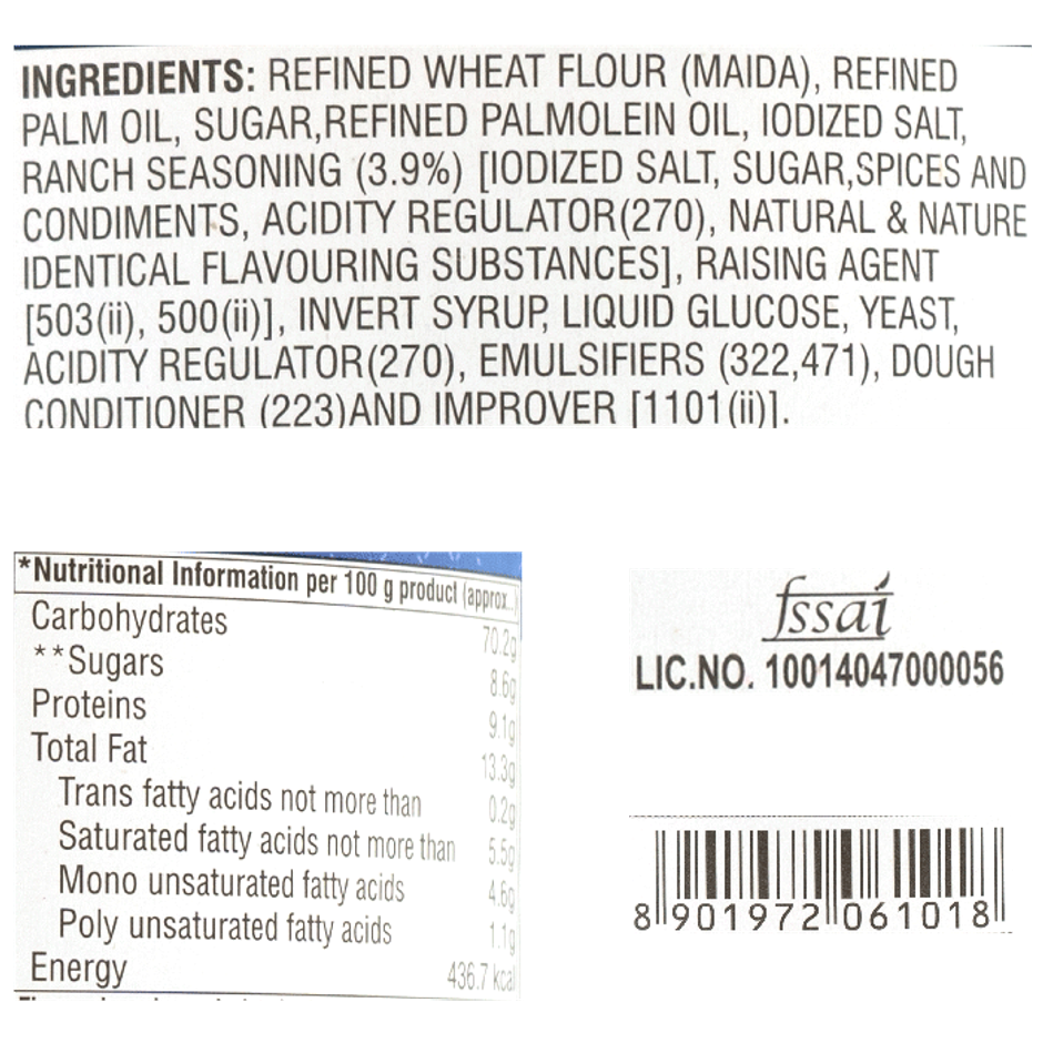 Dukes Nibbles - Ranch Crackers