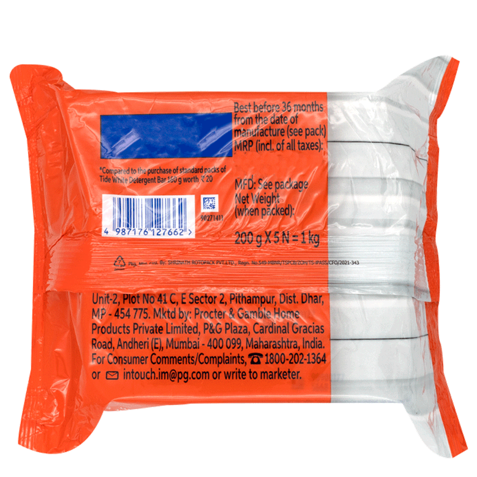 Tide White Detergent Bar Soap