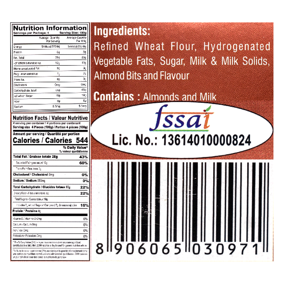 Karachi Bakery Almond Biscuit