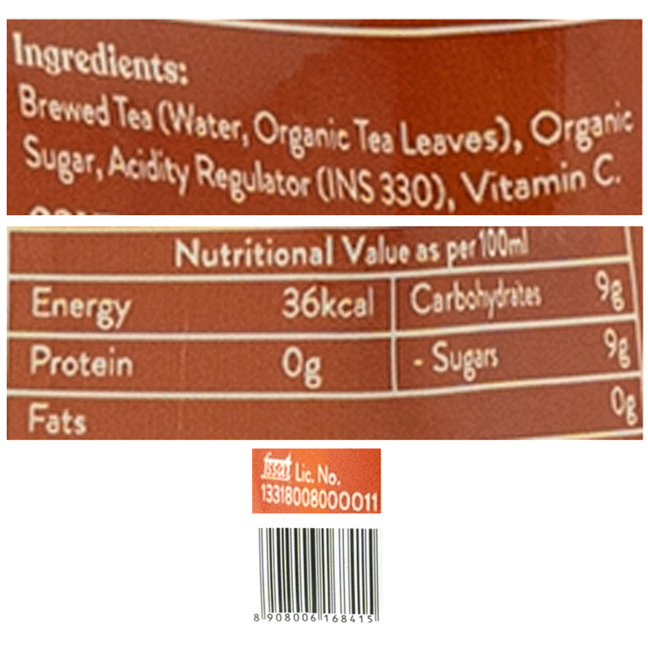 Brewhouse Tea Brewing Co. Organic Classic Peach Ice Tea