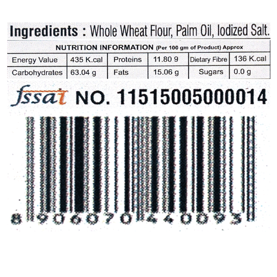 Roasted Bhakhri - Plain Salted