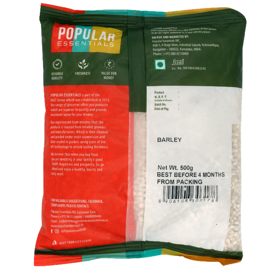 Popular Essentials Barley Whole