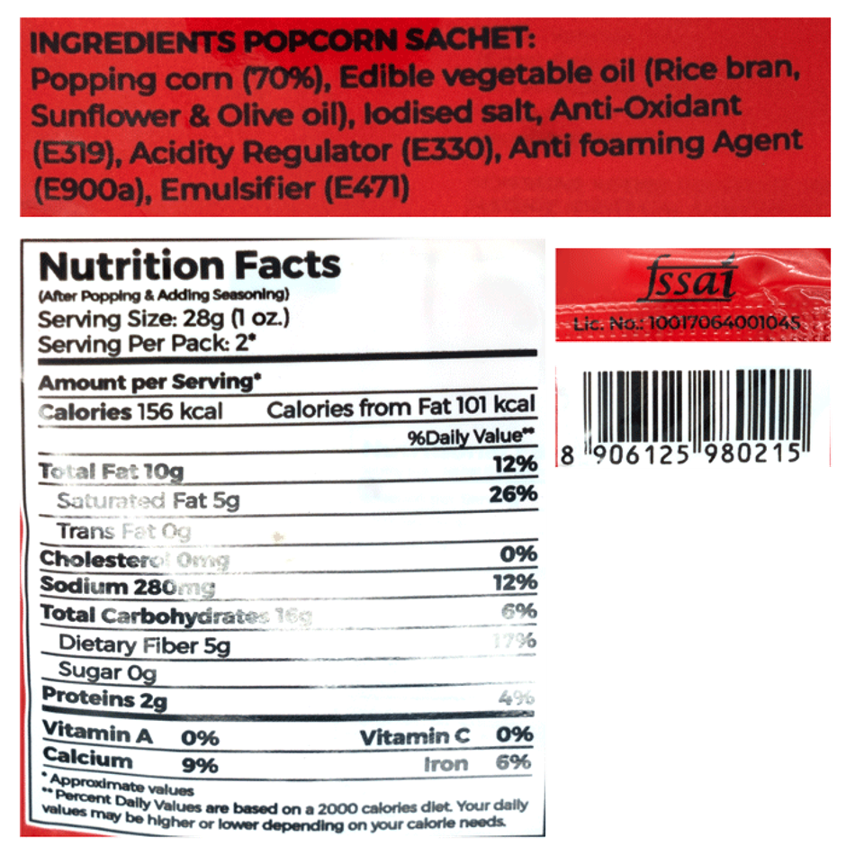 4700BC Instant Popcorn Barbeque Combo