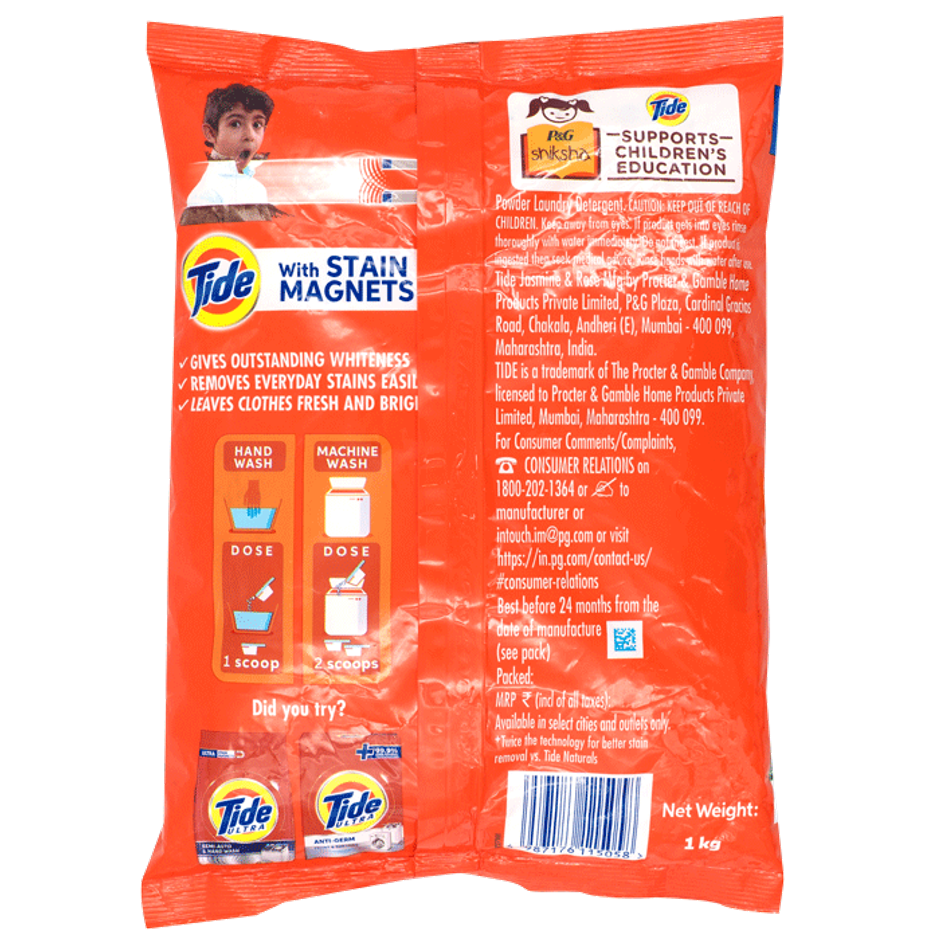 Tide Duuble Powr+ Jasmine And Rose