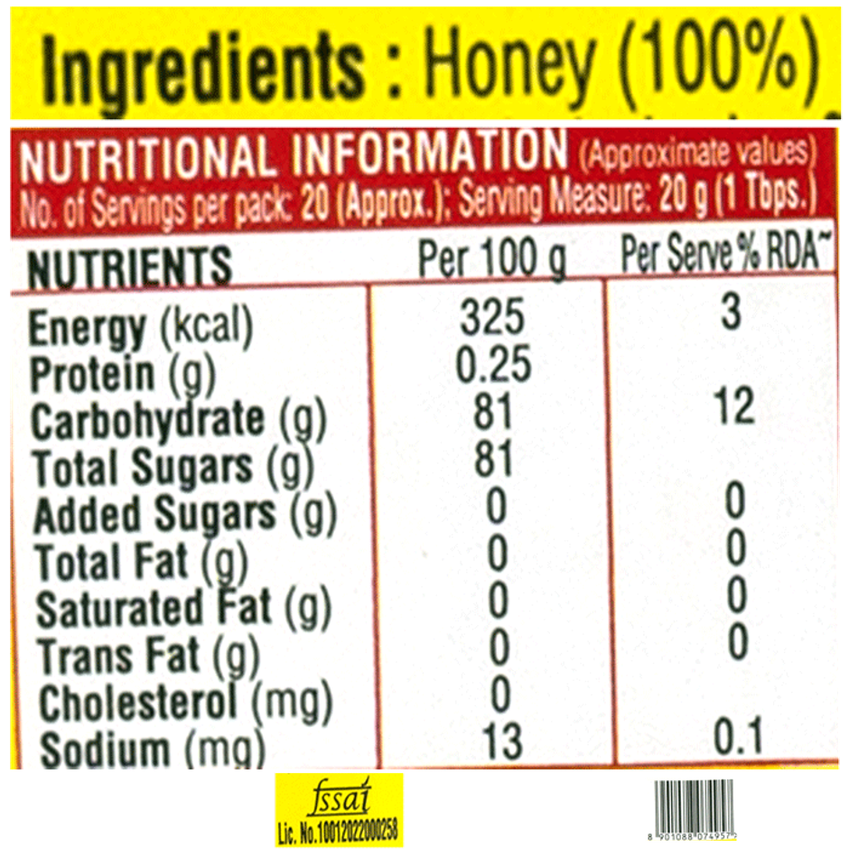 Saffola Active Honey | Absolutely Pure