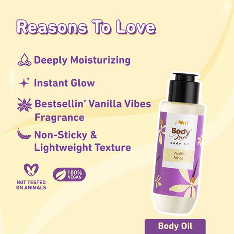 Plum Bodylovin' Vanilla Vibes Bath & Body Gift Set With Body Wash, Body Mist & Body Oil