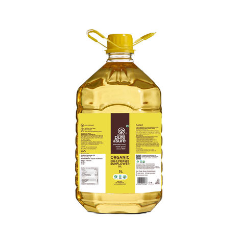 Phalada Pure & Sure Organic Sunflower Oil Cold Pressed Oil