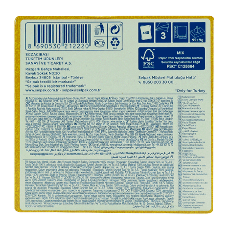 Selpak Facial Tissues Botq 48 Sheets