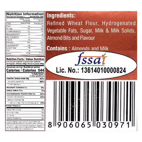 Karachi Bakery Almond Biscuit