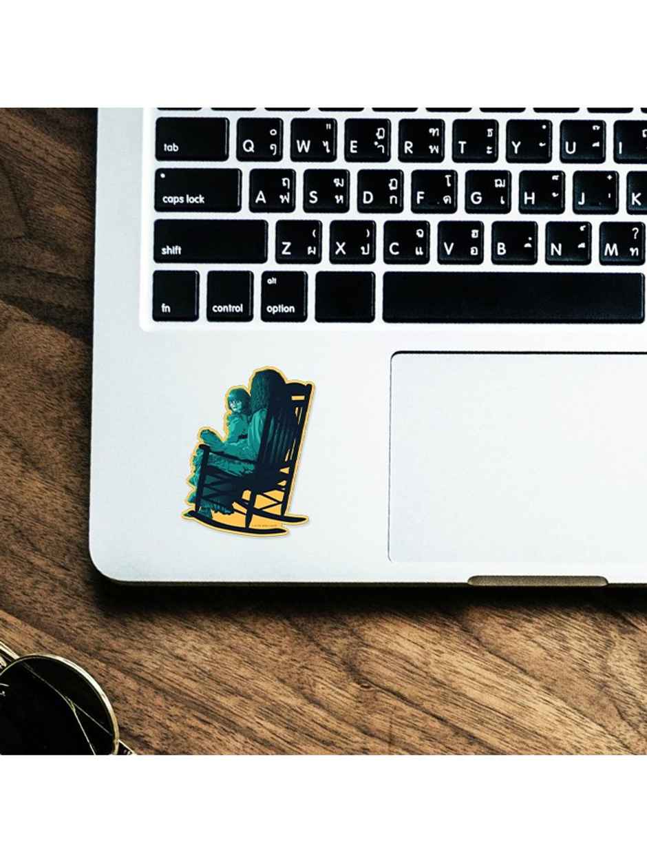 House of Festivals Cursed Doll - the Conjuring Official Sticker