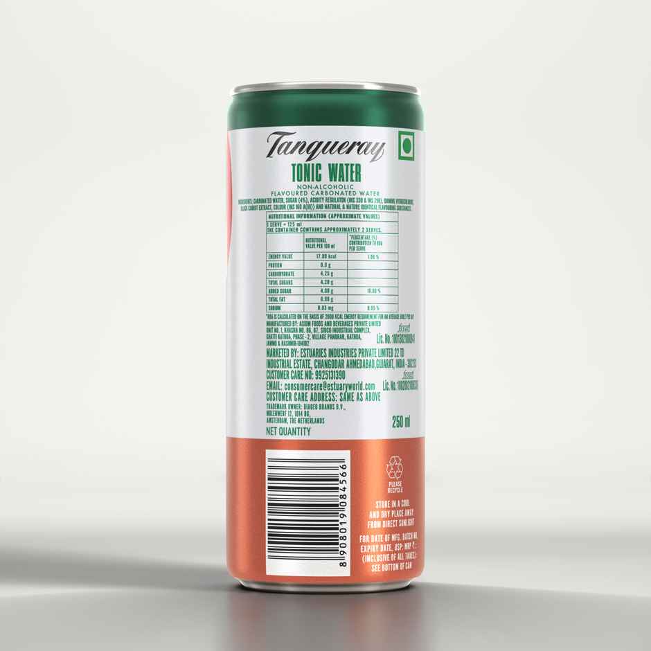 Tanqueray Peach Tonic Water