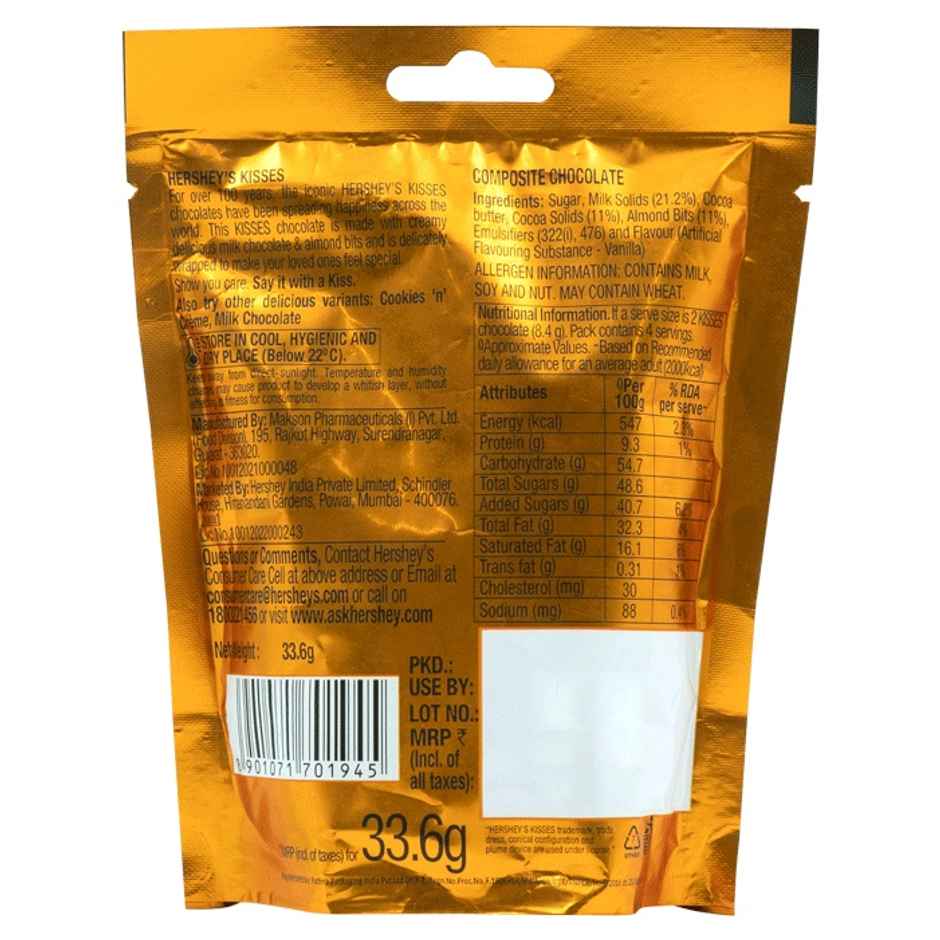 Hershey's Kisses With Almonds | Chocolate Share Bag