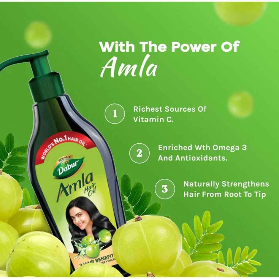 Dabur Amla Hair Oil 550mL