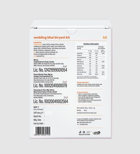 Cookd Wedding Bhai Biryani Kit