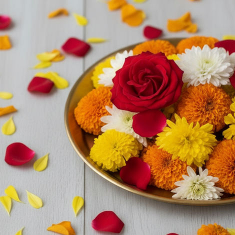 Assorted Pooja Flowers