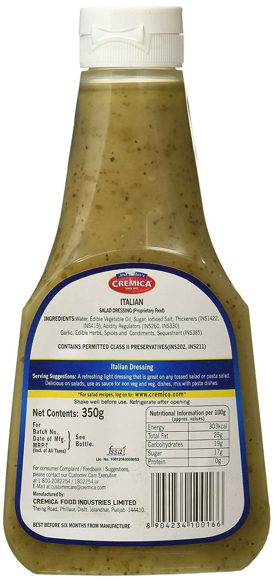 Cremica Italian Salad Dressing