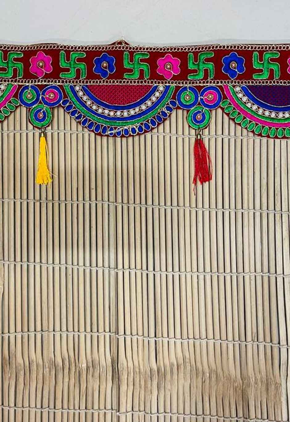 Swastik Flower Moti Toran | Multicolour | Gullak